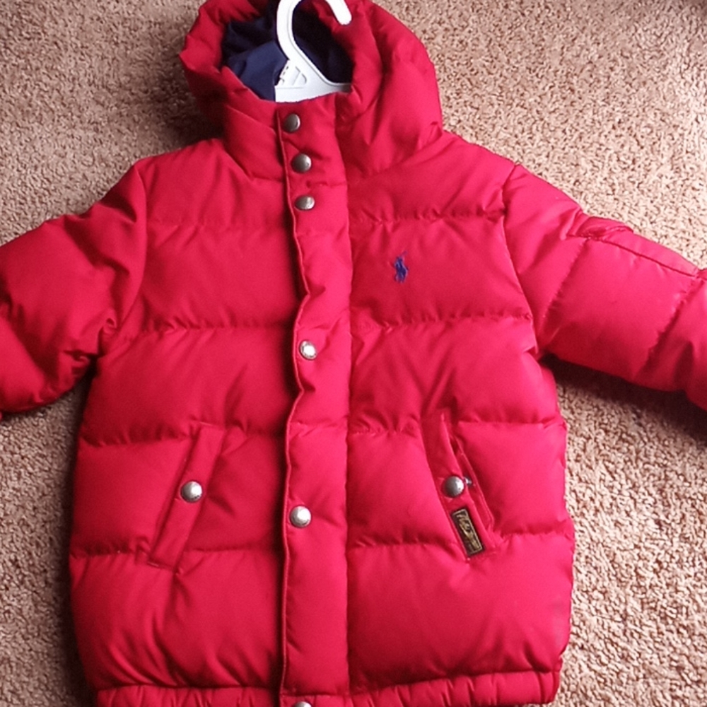 Red polo coat